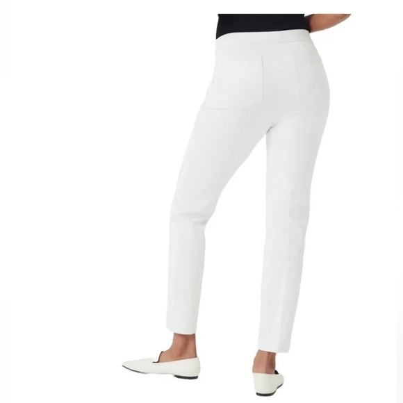 NWT🔥SPANX🔥SILVER LINING SLIM STRAIGHT ANKLE BRIGHT WHITE ✨Size Large Tall✨ - Picture 3 of 10
